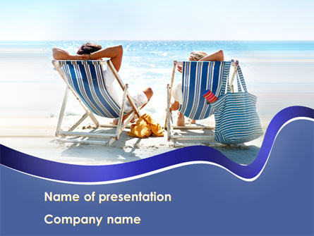 Sunny Day On The Beach Presentation Template, Master Slide