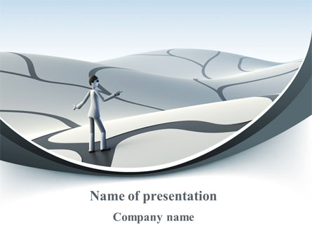 Virtual Desert Presentation Template, Master Slide