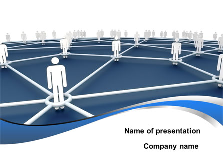 People In Connections Presentation Template, Master Slide