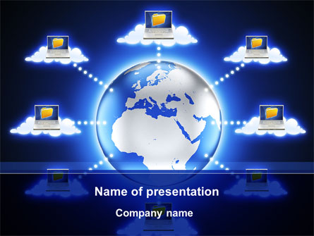 Cloud Computing Presentation Template, Master Slide