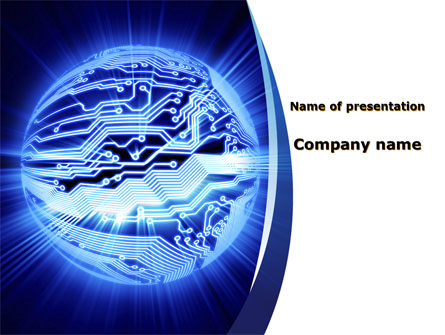 Circuitry Presentation Template, Master Slide