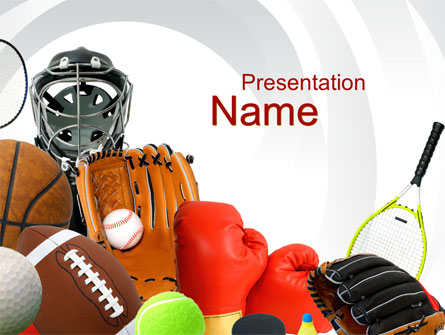 Sports Parenting Presentation Template, Master Slide