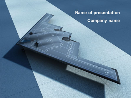 Northrop Grumman B-2 Spirit Presentation Template, Master Slide
