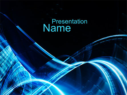 Blue Stains Presentation Template, Master Slide