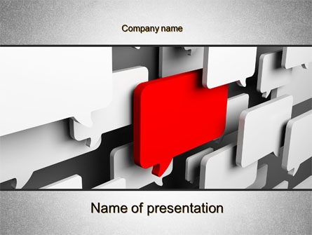 Authoritative Opinion Presentation Template, Master Slide