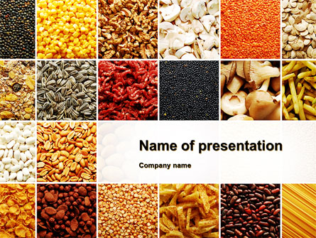 Convenience Foods Presentation Template, Master Slide