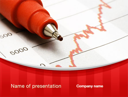 Indexes Growth Chart Presentation Template, Master Slide