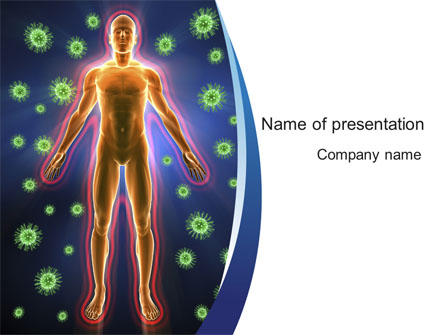 Human Immune System Presentation Template, Master Slide