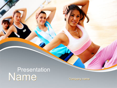 Workout Presentation Template, Master Slide