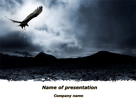 Attacking Eagle Presentation Template, Master Slide