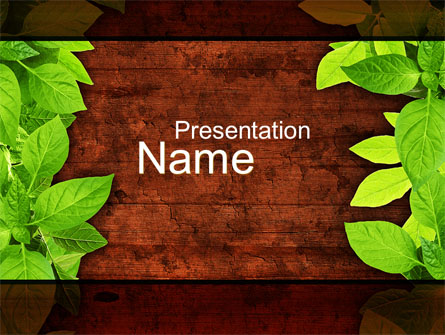 Wooden Surface Presentation Template, Master Slide