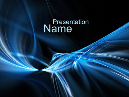 Blue Curves Presentation Template for PowerPoint and Keynote | PPT Star