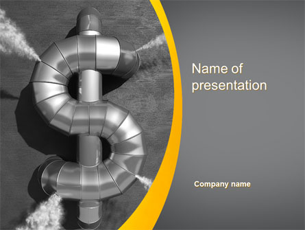 Dollar Concept Presentation Template, Master Slide