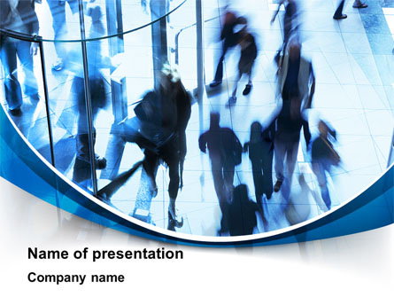 People in a Hurry Presentation Template, Master Slide
