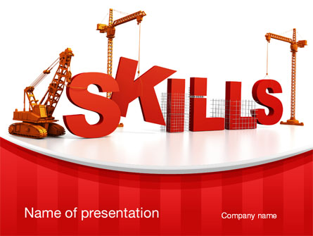 Building Skills Presentation Template, Master Slide