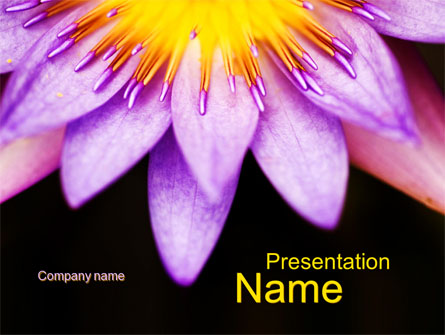 Blossoming Flower Presentation Template, Master Slide