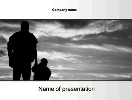 Father Presentation Template, Master Slide