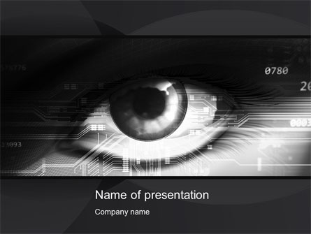 Technological View Presentation Template, Master Slide