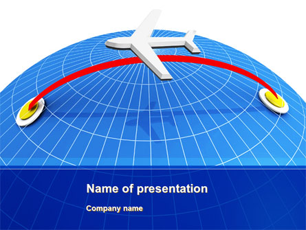 Flight Presentation Template, Master Slide