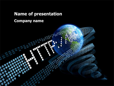 URL Presentation Template, Master Slide