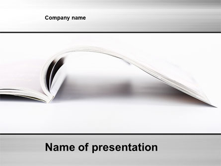 New Page Presentation Template, Master Slide