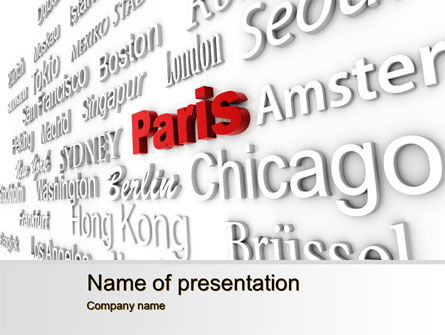 Destination Presentation Template, Master Slide