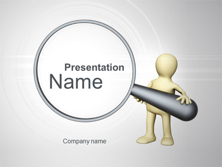 Search Presentation Template, Master Slide