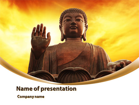 Buddha Presentation Template, Master Slide