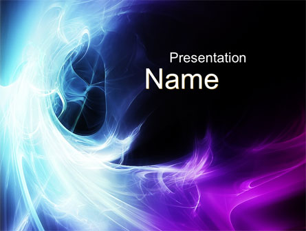 Blue Spectrum Presentation Template, Master Slide