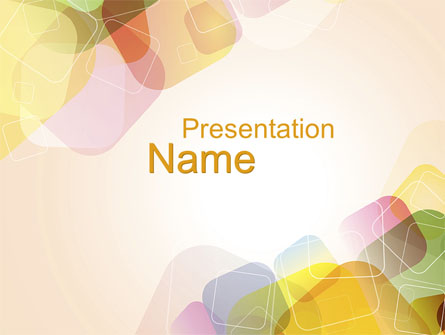Colored Spots Presentation Template, Master Slide