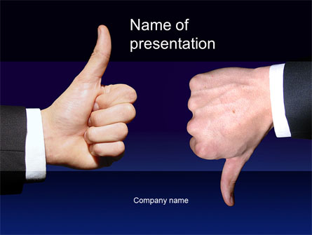 Judgment Presentation Template, Master Slide