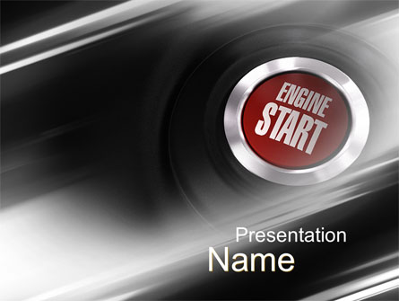 Start Engine Presentation Template, Master Slide