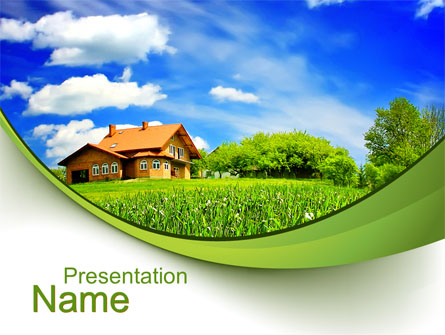 Village House Presentation Template, Master Slide