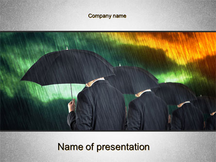Bad Weather Presentation Template, Master Slide