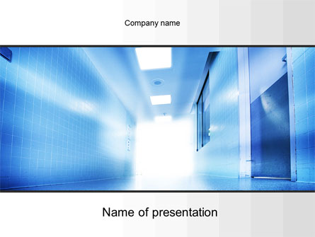 Light at the End of Corridor Presentation Template, Master Slide