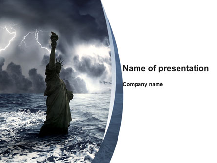 Catastrophe Presentation Template, Master Slide