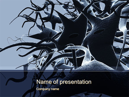 Neurons Cluster Presentation Template, Master Slide
