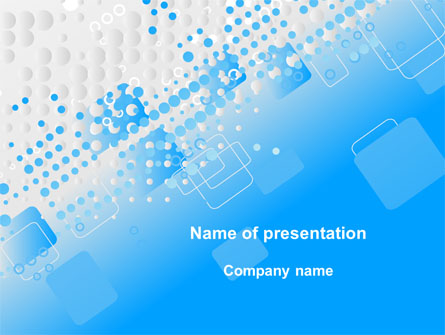 Dotted Blue Presentation Template, Master Slide