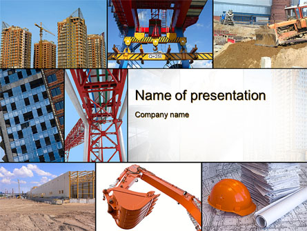 Civil Building Presentation Template, Master Slide