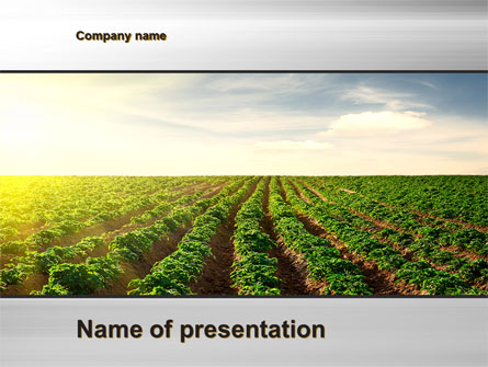 Agriculture Presentation Template, Master Slide