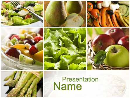 Vegetarian Presentation Template, Master Slide