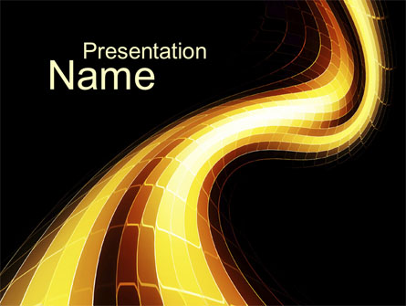 Fluorescent Presentation Template, Master Slide