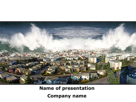Tsunami Presentation Template, Master Slide