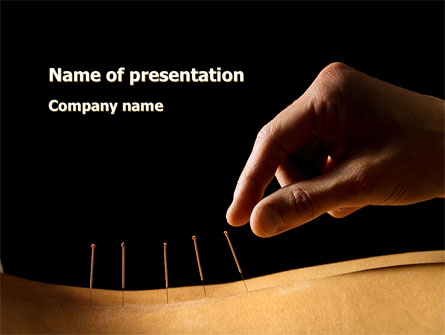 Acupuncture Procedure Presentation Template, Master Slide