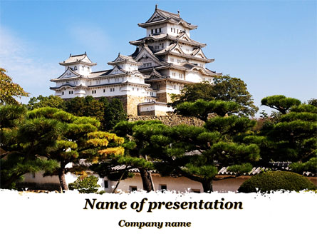 Himeji Castle Presentation Template, Master Slide