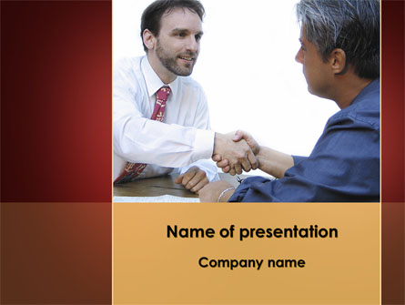 Negotiating Presentation Template, Master Slide