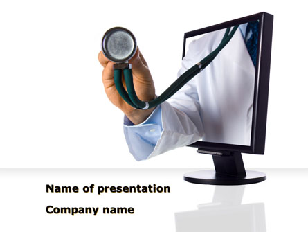 Internet Medicine Presentation Template, Master Slide