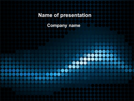 Dotted Wave Presentation Template, Master Slide