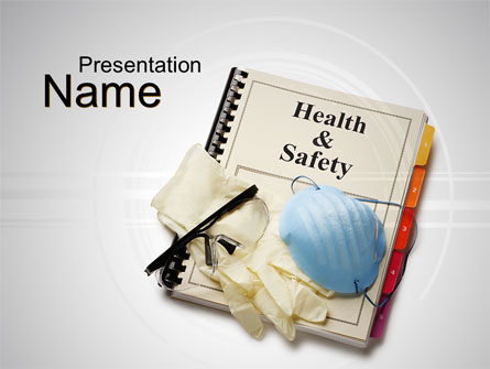 Health and Safety Presentation Template, Master Slide