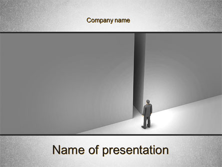 No Alternative Presentation Template, Master Slide